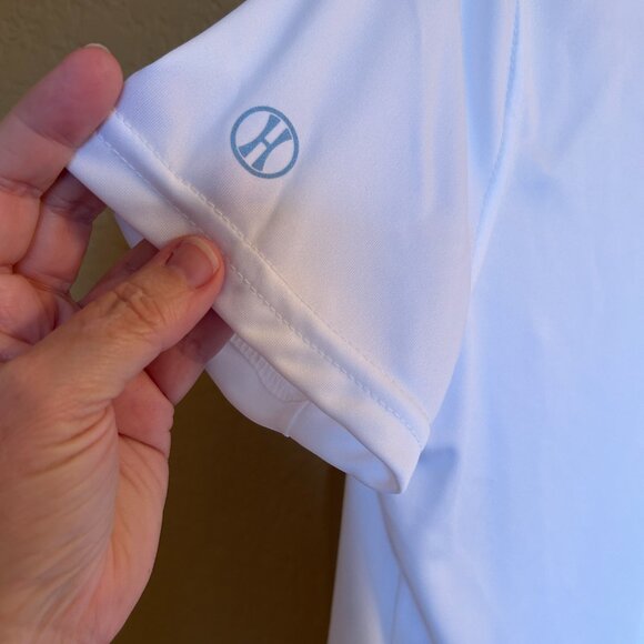 PG (Perfect Game) Baseball Dry Excel V-Neck White Shirt - Girl's Large - Picture 3 of 6